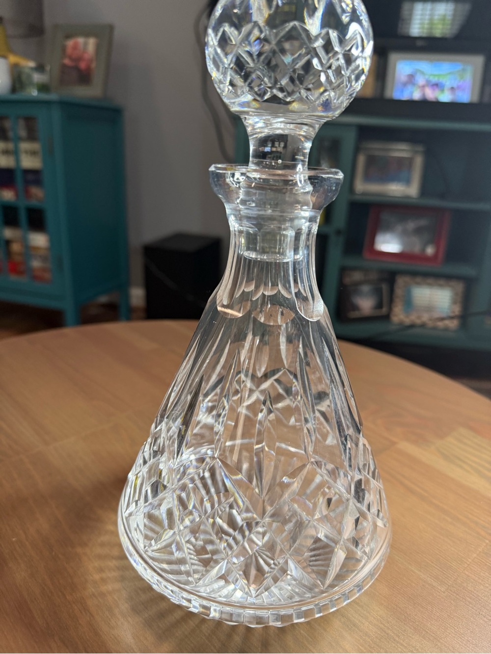 Waterford Cut Crystal Decanter with Faceted Stopper - Clear - Picture 6 of 9